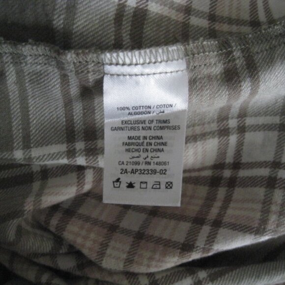 Ardene 100% Cotton Plaid Flannel Shirt M - Picture 12 of 14